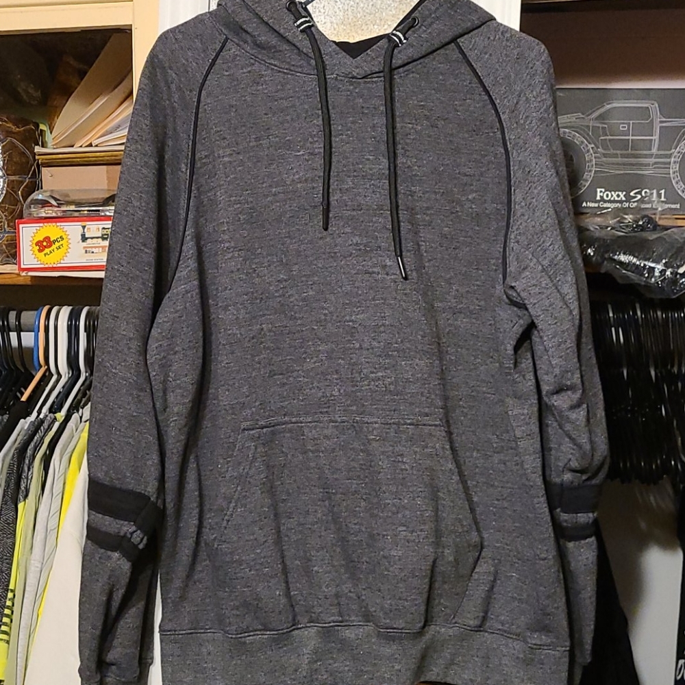 Unisex black and grey sweatshirt